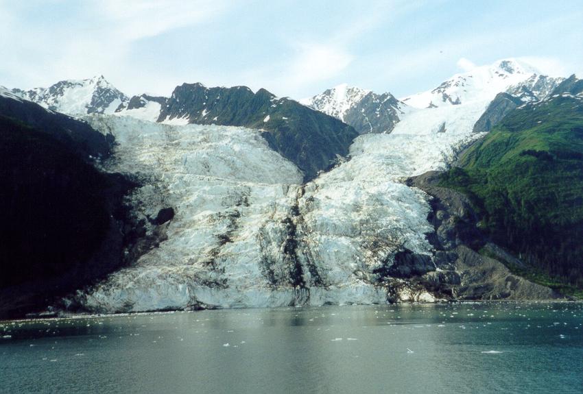Photo of glaciers in College Fjord, Alaska