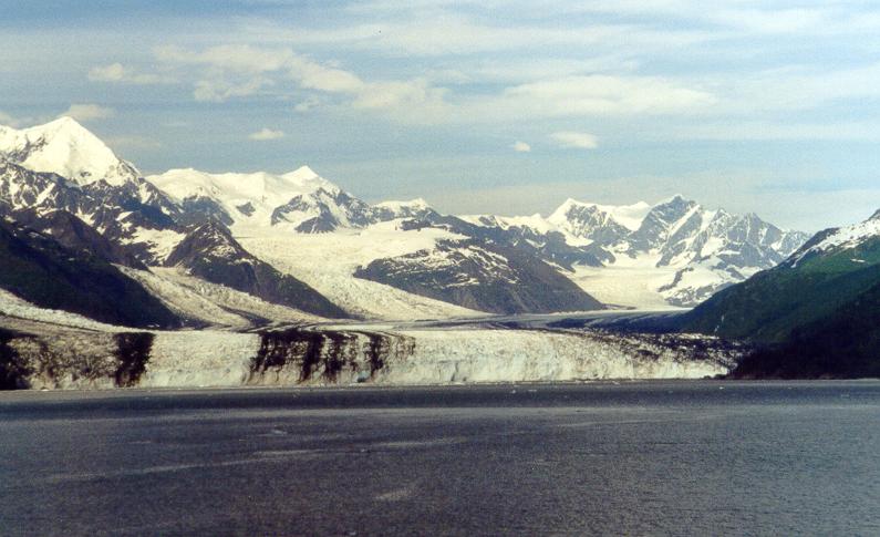 Photo of glaciers in College Fjord, Alaska