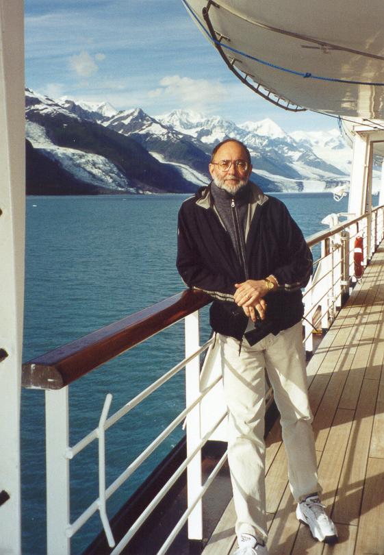 Photo of Tom Plymate aboard MS Ryndam, College Fjord, Alaska